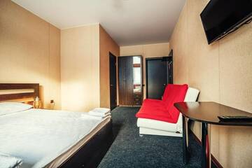 Фото номера Double Superior (Комфорт + с двуспальной кроватью) Отель Western Hotel г. Шерегеш 15