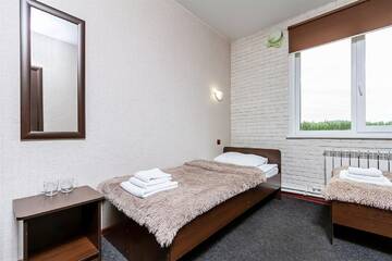 Фото номера Twin  Standart (Стандарт с двумя кроватями) Отель Western Hotel г. Шерегеш 3