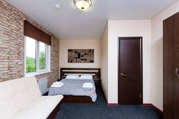 Фото номера Double Superior (Комфорт + с двуспальной кроватью) Отель Western Hotel г. Шерегеш 3