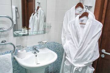 Фото номера Люкс с террасой Гостиница Sky Way Hotel г. Шерегеш 8